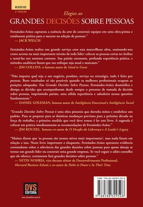 Imagem de Livro - Grandes Decisões Sobre Pessoas