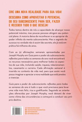 Imagem de Livro - Guia para o poder do subconsciente