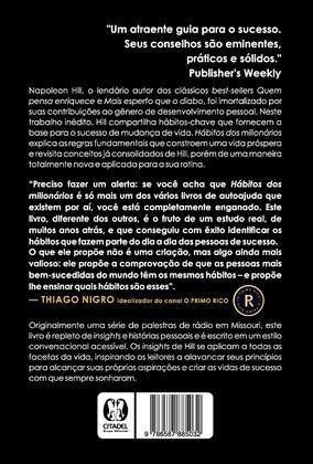 Livro - Hábitos dos milionários Imagem de Livro - Hábitos dos milionários
