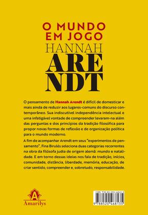 Imagem de Livro - Hannah Arendt