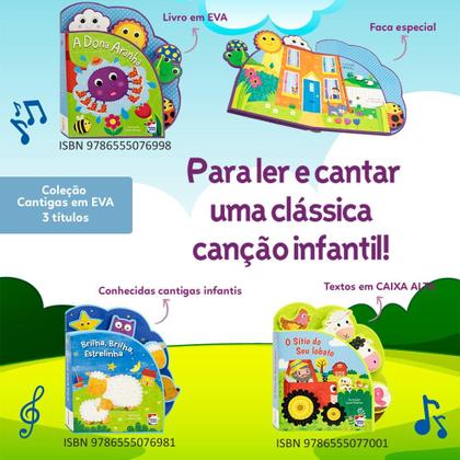 Imagem de Livro - Happy Baby Cantigas em EVA: Dona Aranha, A