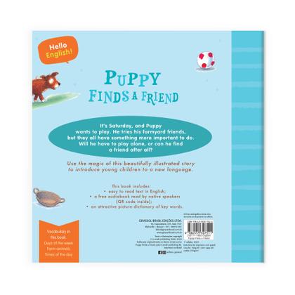 Imagem de Livro - Hello English - Puppy Finds a Friend