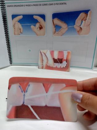 Imagem de Livro Higiene Dos Dentes Cuidados Pessoais Para Crianças Autistas Cáries Fio Dental E Escovação Dentária