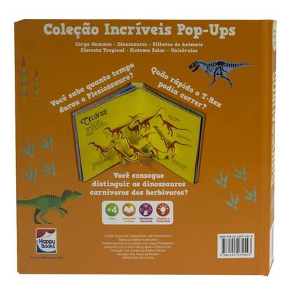 Imagem de Livro - Incríveis POP-UPS: Dinossauros
