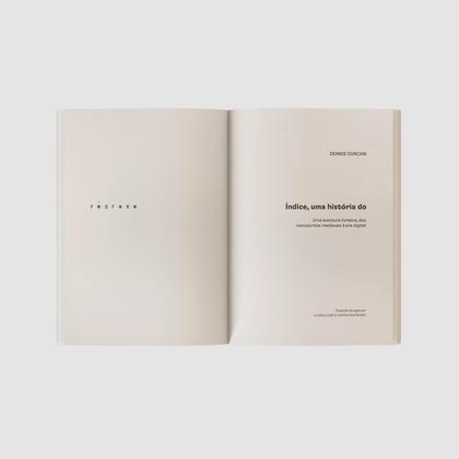 Imagem de Livro - Índice, uma história do