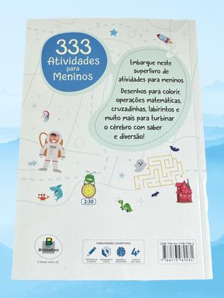Livro Infantil 333 Atividades Educativas Para Meninos - Todo Livro Imagem de Livro Infantil 333 Atividades Educativas Para Meninos