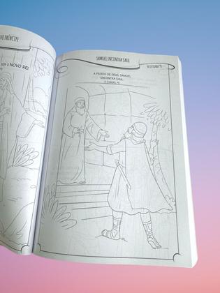 Imagem de Livro Infantil 333 Histórias da Bíblia p/ colorir divertido - Blook