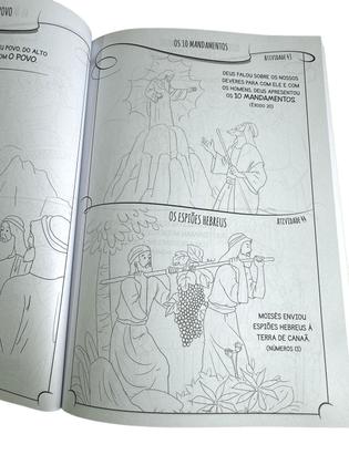 Imagem de Livro Infantil 333 Histórias da Bíblia p/ colorir divertido - Blook