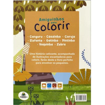 Imagem de Livro Infantil Colorir Amiguinhos para Colorir (S) PCT com 05 - Todolivro