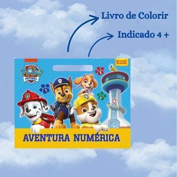Imagem de Livro Infantil p/ Colorir Patrulha Canina com Atividades