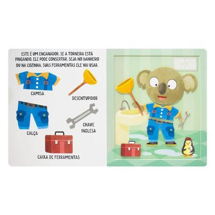 Imagem de Livro Infantil+pecas Dancantes Profissoes