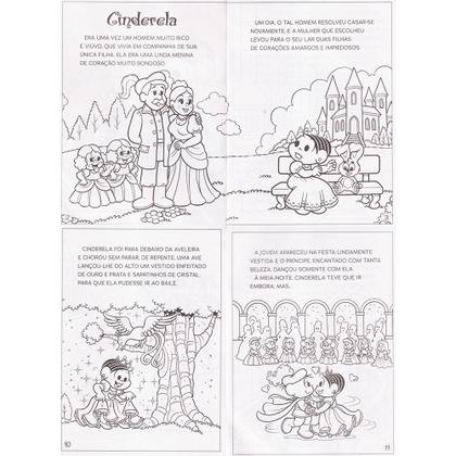 Imagem de Livro Infantil Turma da Mônica Clássicos Para Pintar Kit C18
