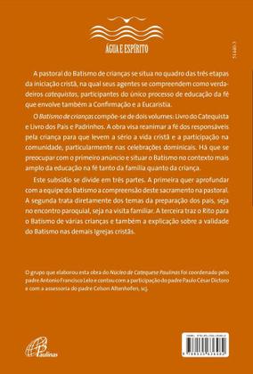 Imagem de Livro - Iniciação à vida cristã: Batismo de Crianças - Livro do Catequista