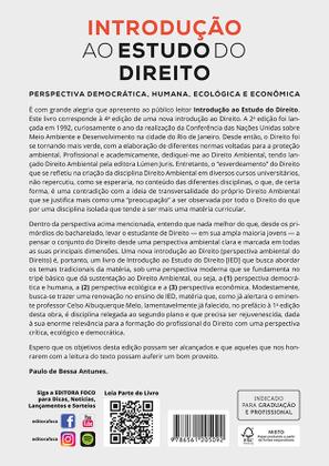 Imagem de Livro - Introdução ao Estudo do Direito - Perspectiva Democrática, Humana, Ecológica e Econômica - 4ª Ed - 2025