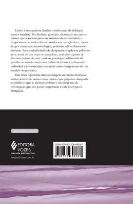 Imagem de Livro - Introdução ao estudo do léxico