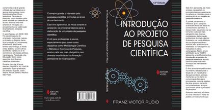 Imagem de Livro - Introdução ao projeto de pesquisa científica
