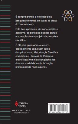 Imagem de Livro - Introdução ao projeto de pesquisa científica