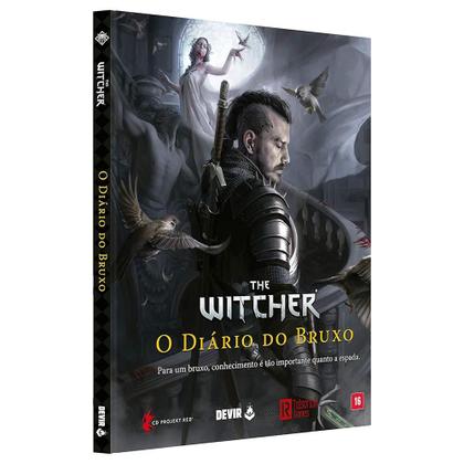 Imagem de Livro Jogo Rpg The Witcher O Diário Do Bruxo Capa Dura Suplemento Expansão Aventura Do Bruxo Erland De Larvik