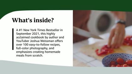 Imagem de Livro Joshua Weissman: um livro de receitas sem remorso
