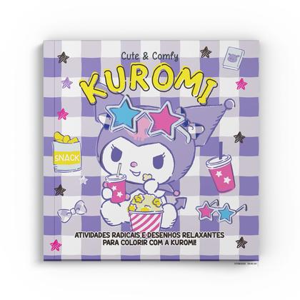 Imagem de Livro - Kuromi Cute & Comfy - Livro de Colorir para Crianças