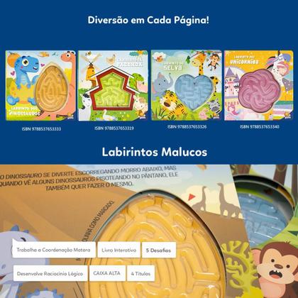 Imagem de Livro - Labirintos Malucos: Labirinto dos Unicórnios