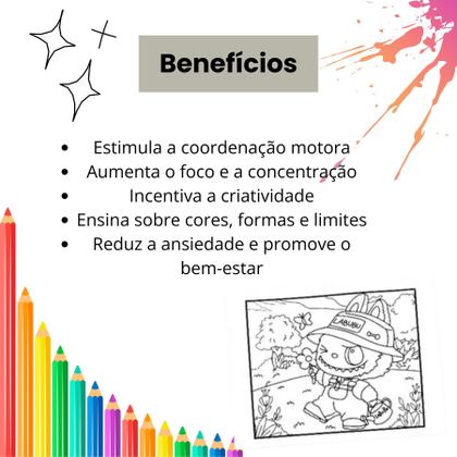 Imagem de Livro Labubu Para Colorir  Papel resistente e capa dura!