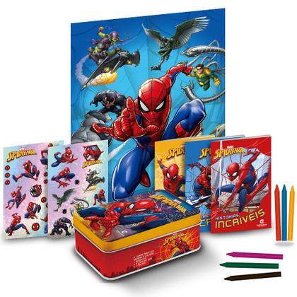 Imagem de Livro - Lata Divertida Marvel - Homem Aranha