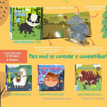 Imagem de Livro - Leia, Encaixe & Brinque: Filhotes de Animais