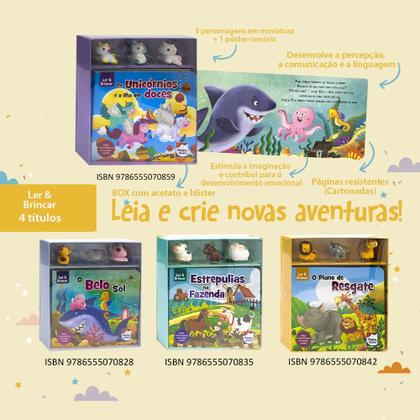 Imagem de Livro - Ler & Brincar: Os Unicórnios e a Ilha dos Doces