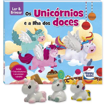Imagem de Livro - Ler & Brincar: Os Unicórnios e a Ilha dos Doces