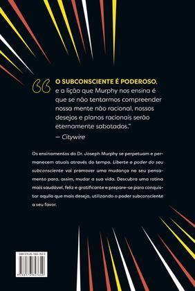 Imagem de Livro - Liberte o poder do seu subconsciente