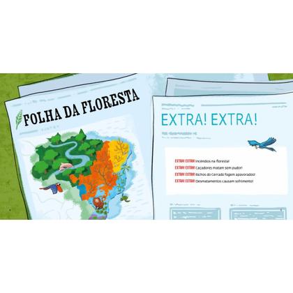 Imagem de Livro Literatura infantil Extra! Extra! Folha da floresta