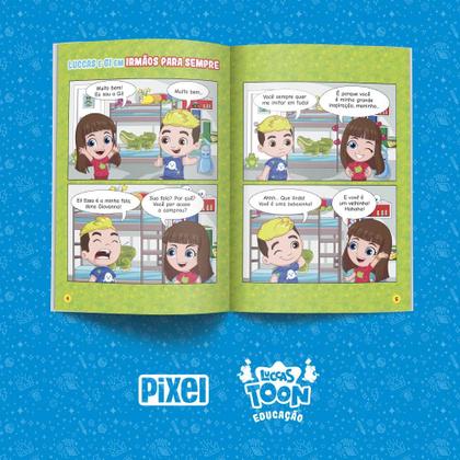 Imagem de Livro - Livrão Luccas e Gi em Irmãos para Sempre