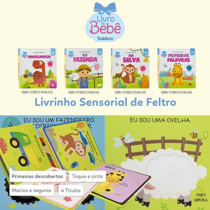Imagem de Livro - Livrinho Sensorial de Feltro: Primeiras Palavras