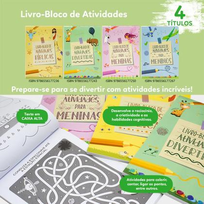 Imagem de Livro - Livro-Bloco de Atividades... Meninas