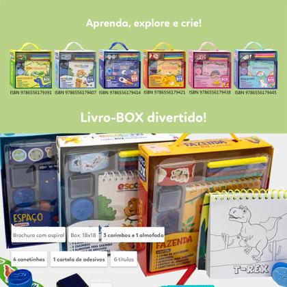 Imagem de Livro - Livro-BOX divertido! Dinossauros