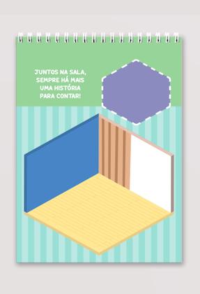 Imagem de Livro - Livro Cenário 3D – Monte Cenários com Adesivos em Miniatura