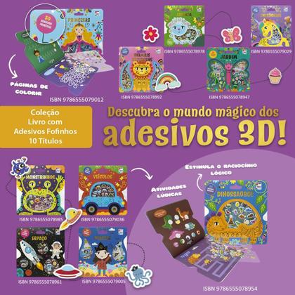 Imagem de Livro - Livro com Adesivos Fofinhos: Espaço