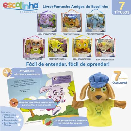 Imagem de Livro - Livro + Fantoche Amigos da Escolinha: Lino em...meu corpo, minha vida! (Escolinha Todolivro)
