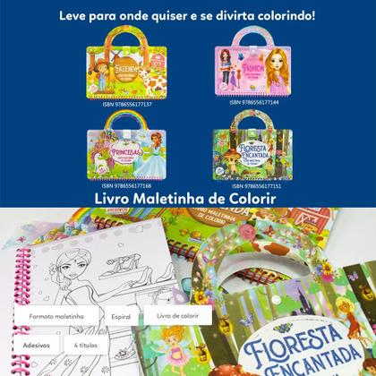 Imagem de Livro - Livro Maletinha de Colorir: Floresta Encantada