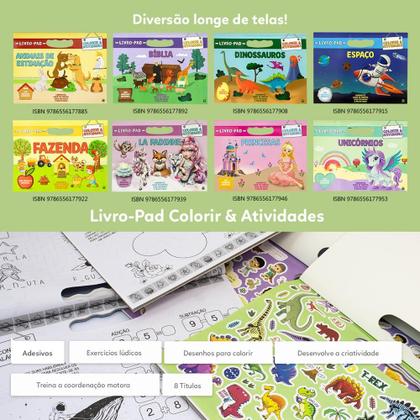 Imagem de Livro - Livro-Pad Colorir & Atividades: Espaço