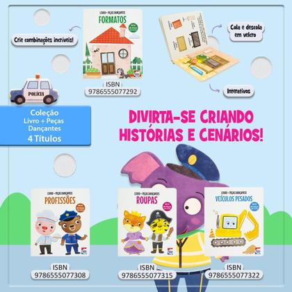 Imagem de Livro - Livro + Peças Dançantes: Profissões