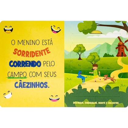 Imagem de Livro - Livro Quebra-Cabeca Palito: Emoções