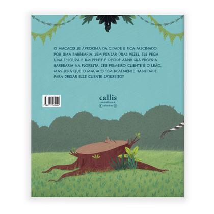 Imagem de Livro - Macaco Barbeiro - Uma Aventura Divertida de Tesouras, Pentes e Risos na Floresta