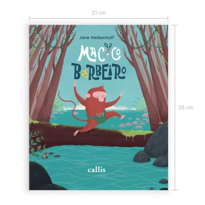 Imagem de Livro - Macaco Barbeiro - Uma Aventura Divertida de Tesouras, Pentes e Risos na Floresta