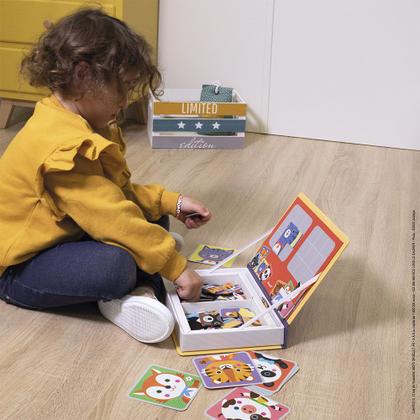Imagem de Livro Magnético Infantil Brinquedo Didático Em Madeira Com Diversos Temas