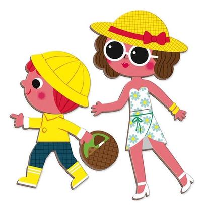 Imagem de Livro Magnético Infantil Brinquedo Didático Em Madeira Com Diversos Temas