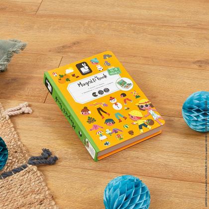 Imagem de Livro Magnético Infantil Brinquedo Didático Em Madeira Com Diversos Temas