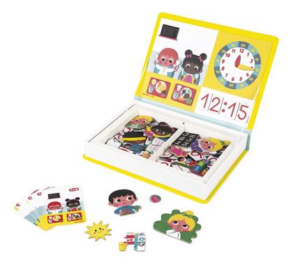 Imagem de Livro Magnético Infantil Brinquedo Didático Em Madeira Com Diversos Temas