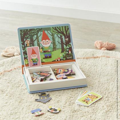 Imagem de Livro Magnético Infantil Brinquedo Didático Em Madeira Com Diversos Temas